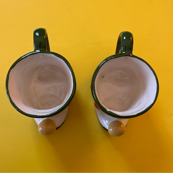 Vintage Napco Elf Shoe Eggnog Mugs Christmas Holiday Bundle of 2 RARE! - Picture 4 of 15